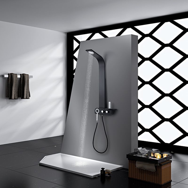 Colonne de douche noire, colonne de douche contemporaine design S300-3 -  Salledebain Online