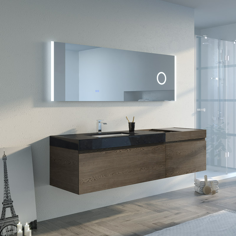 Meuble de salle de bain 180 cm design, meuble de salle de bain longueur 180  cm Palazza