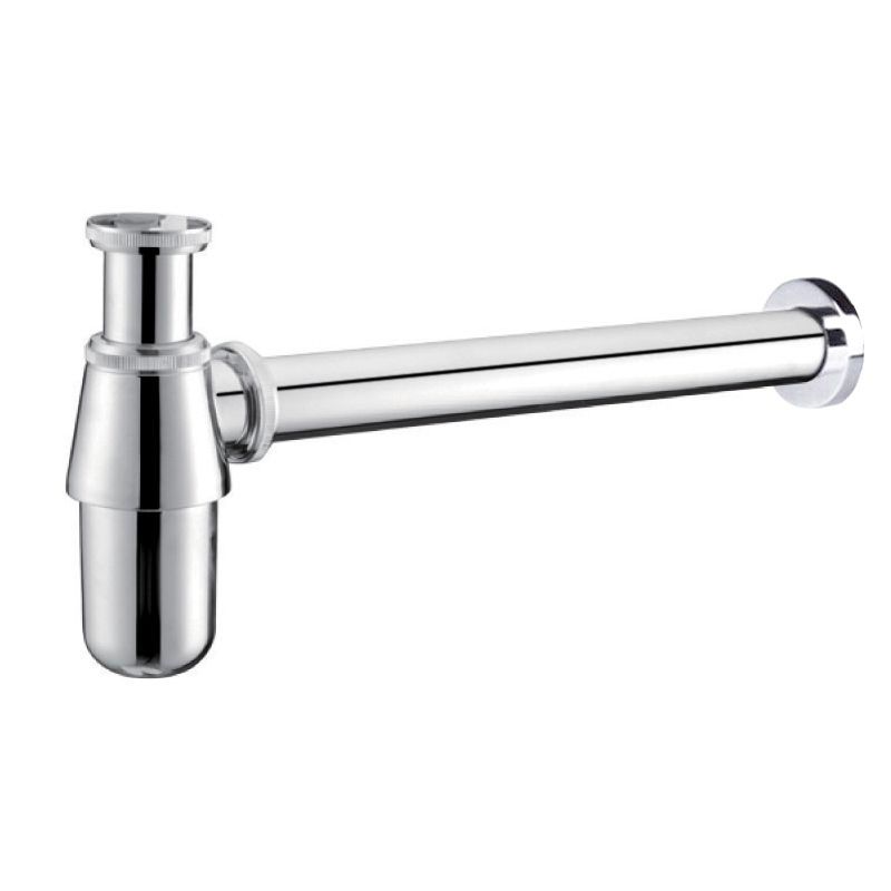 Siphon receveur de douche Geberit d90 avec bouchon pour évacuation chromé  150.582.21.1