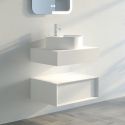 Meuble salle de bain FABRIANO 600 Blanc