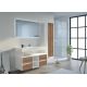 Meuble salle de bain Visenza 1200  Scandinave vintage et Blanc