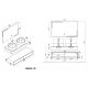 Plan Meuble salle de bain FABRIANO 1200 Blanc