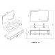 Plan Meuble salle de bain FLORENTINO 1200N