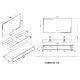 Plan Meuble salle de bain FLORENTINO 1400N