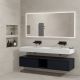 Meuble Design salle de bain ROMANZA 1600 Noir