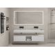 Meuble Design salle de bain 2 vasques ROMANZA 1600B