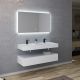 Meuble salle de bain AVELLINO 1200 Blanc