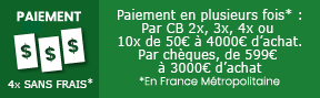 Facilité de paiement en trois sans frais